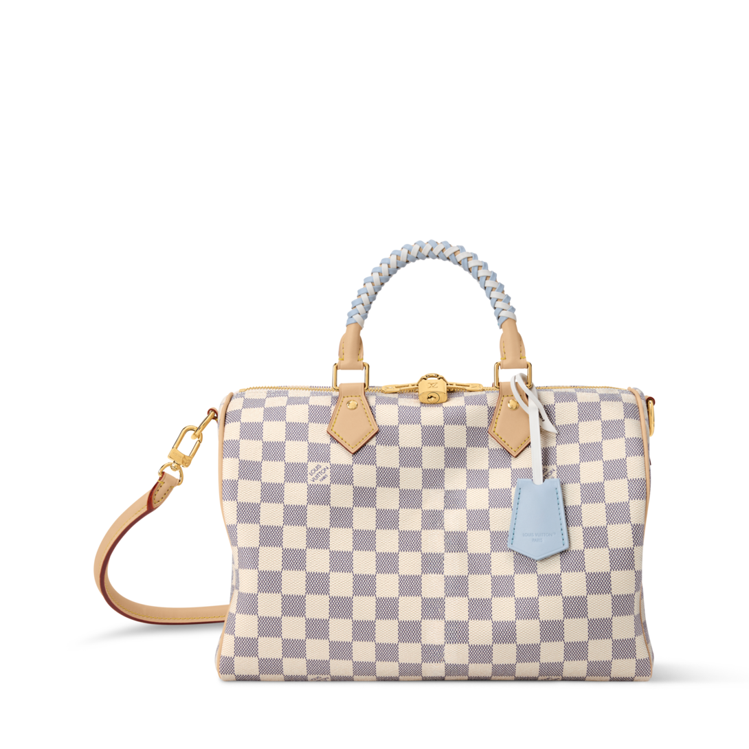 Speedy 30 Soft Damier Azur Canvas - Handbags | LOUIS VUITTON